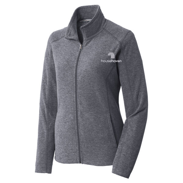 HH - Ladies Heather Microfleece Full Zip Jacket Thumbnail