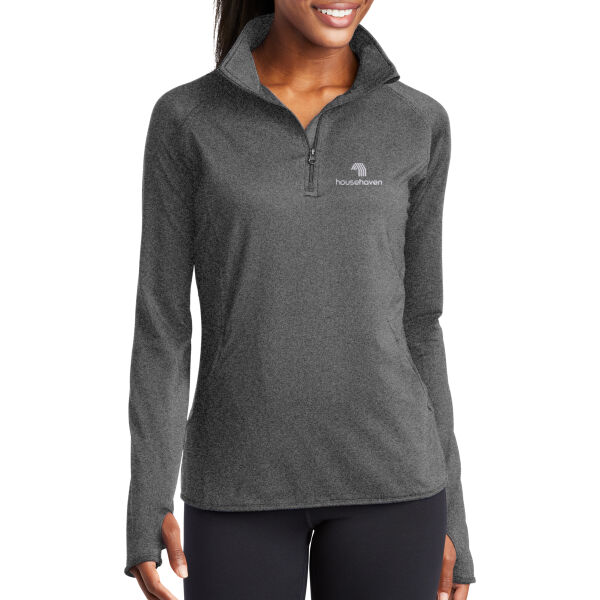 HH - Ladies Sport Wick ® Stretch 1/4 Zip Pullover Thumbnail
